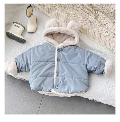 Children Fleece-lined Furry Coat Angel Wishes