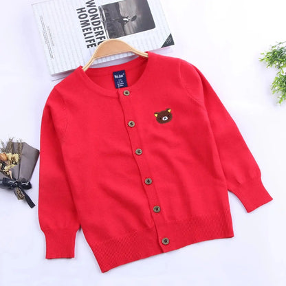 Classic Explosion Boys Knit Cardigan Thin Kids Jacket Angel Wishes