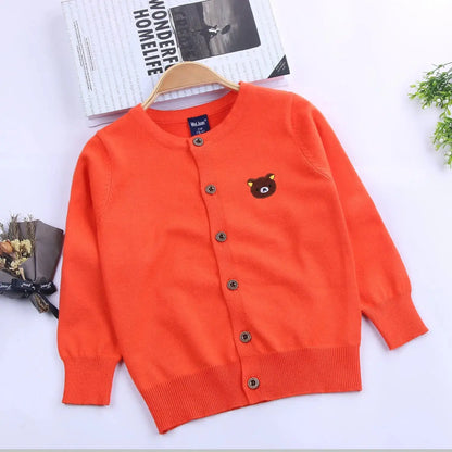 Classic Explosion Boys Knit Cardigan Thin Kids Jacket Angel Wishes