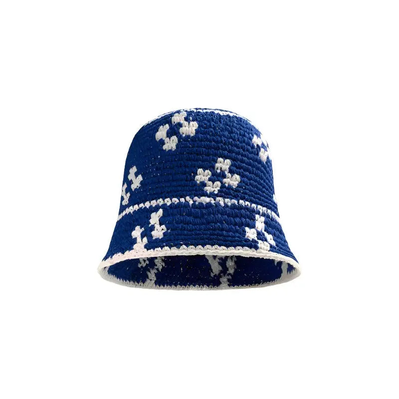 Crochet Knitted Cross Bucket Hat Angel Wishes