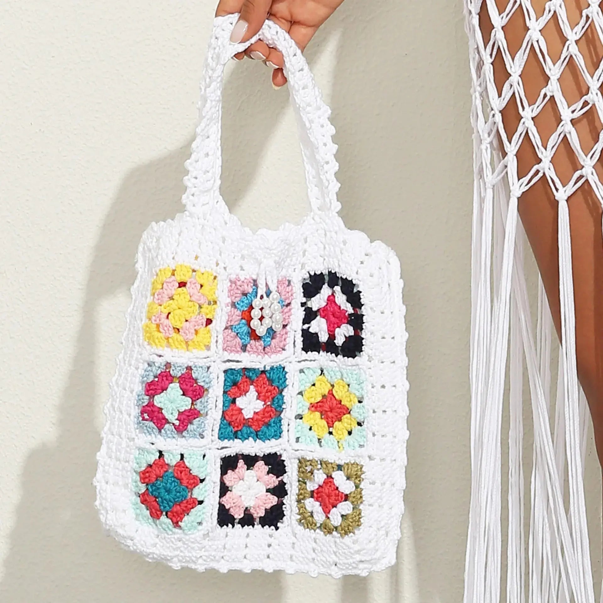 Crochet Tote Bag Angel Wishes