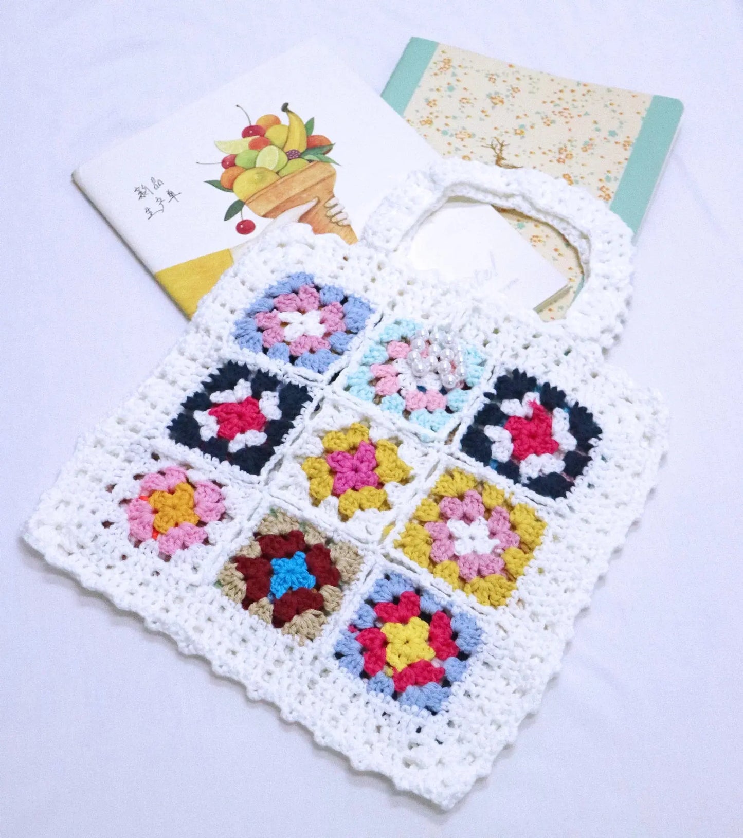 Crochet Tote Bag Angel Wishes