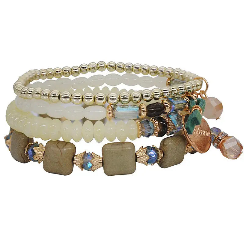 Multilayer Crystal Bracelet Angel Wishes