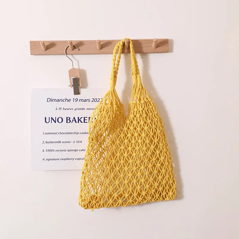 Womens Casual Woven HandBag Angel Wishes