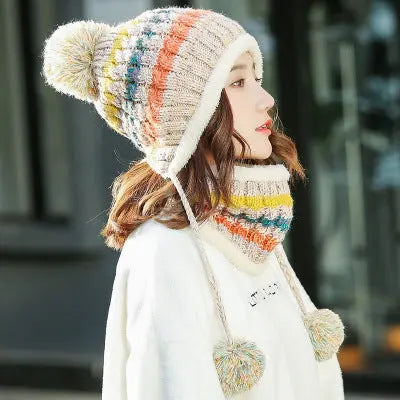 Knitted Hat And Scarf Set Angel Wishes