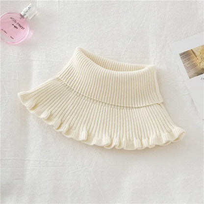 Knitted False Neck Wool High Collar Angel Wishes