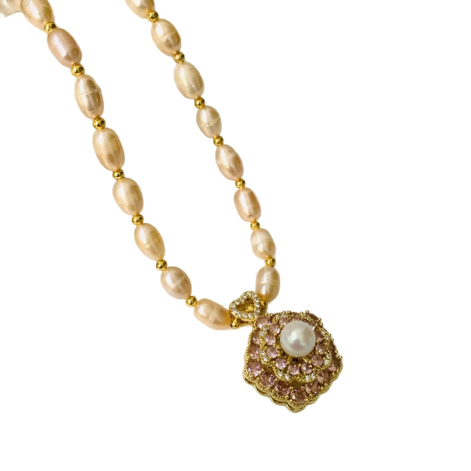 Natural Freshwater Pearl Necklace Angel Wishes