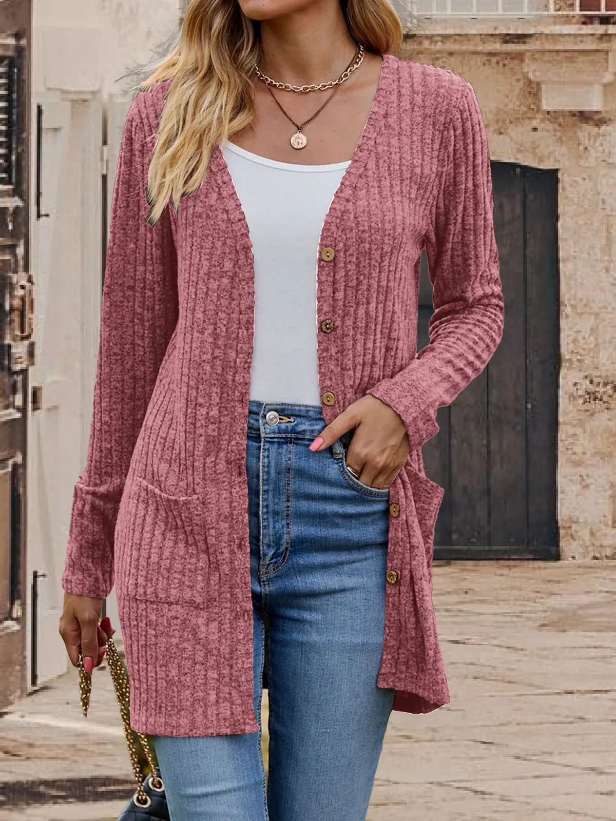 Fashion Knitted Cardigan Coat Angel Wishes