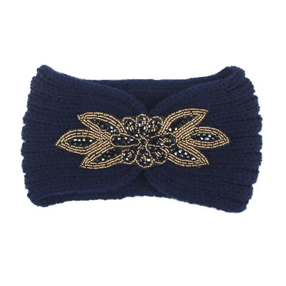 Hair Band Diamond Sticking Knit Woolen Head Angel Wishes