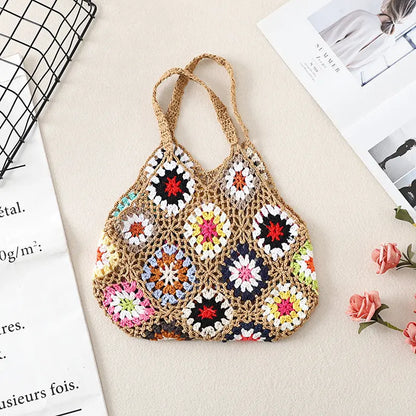 Crochet Weave Bags Vintage Hollow Bag Angel Wishes