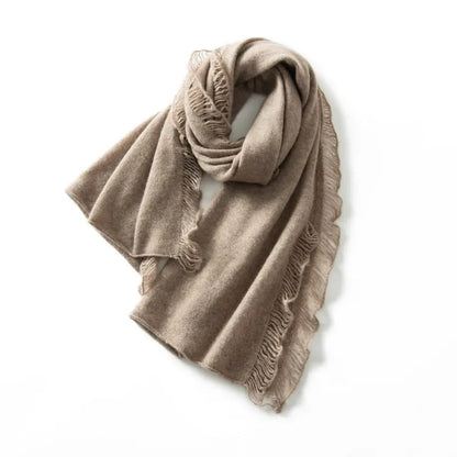 Cashmere Women's Thin Warm Single-strand Scarf Angel Wishes