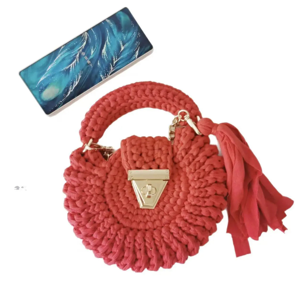 Bohemian Crochet Shoulder Bag - Angel Wishes