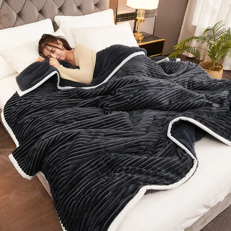 Magic Velvet Three Layer Thick Blanket Angel Wishes