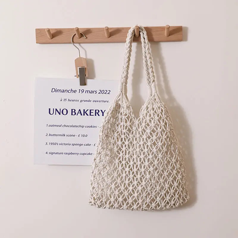 Womens Casual Woven HandBag Angel Wishes