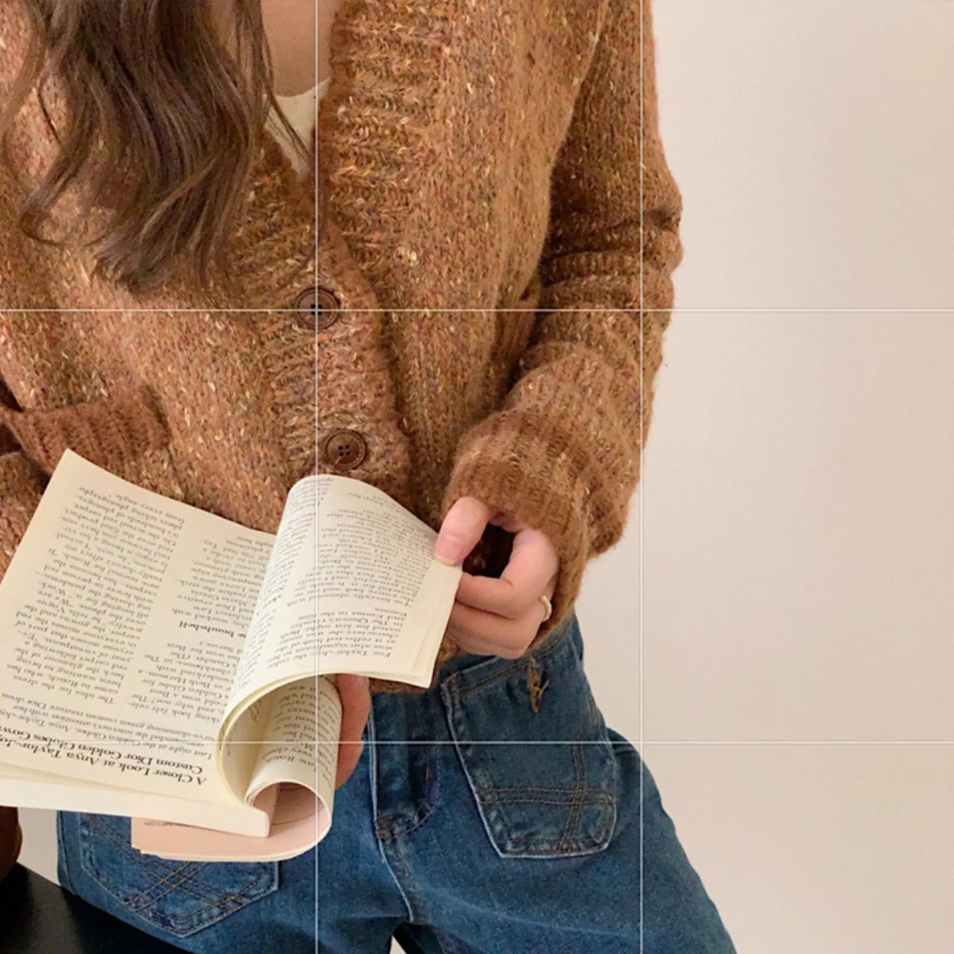 French Style Sweater Cardigan Angel Wishes