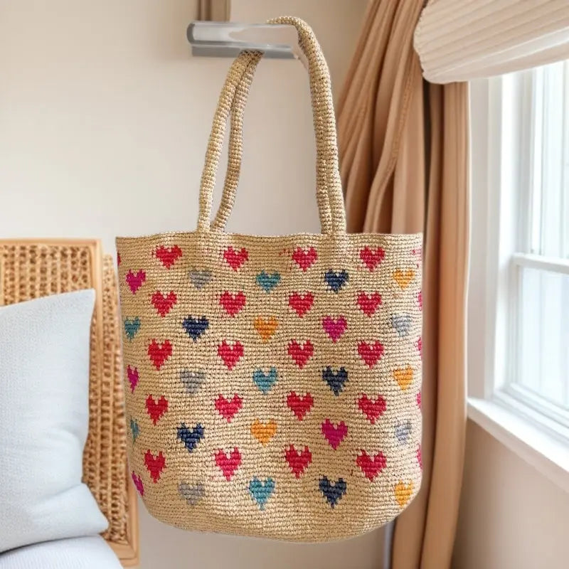 High Quality Raffia Bag Angel Wishes