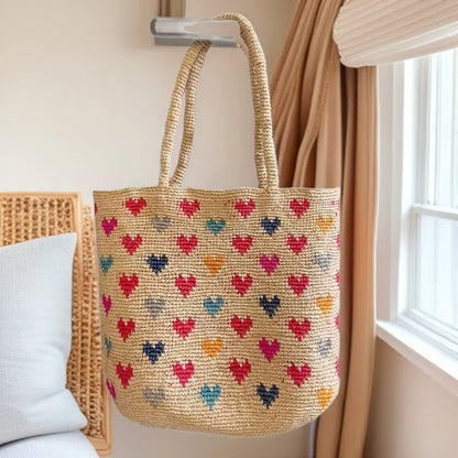 High Quality Raffia Bag Angel Wishes