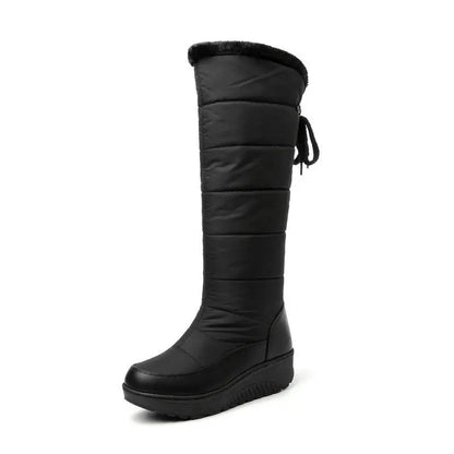 Women's Mid-calf Comfortable Platform Waterproof Down Cotton Snow Boots Angel Wishes