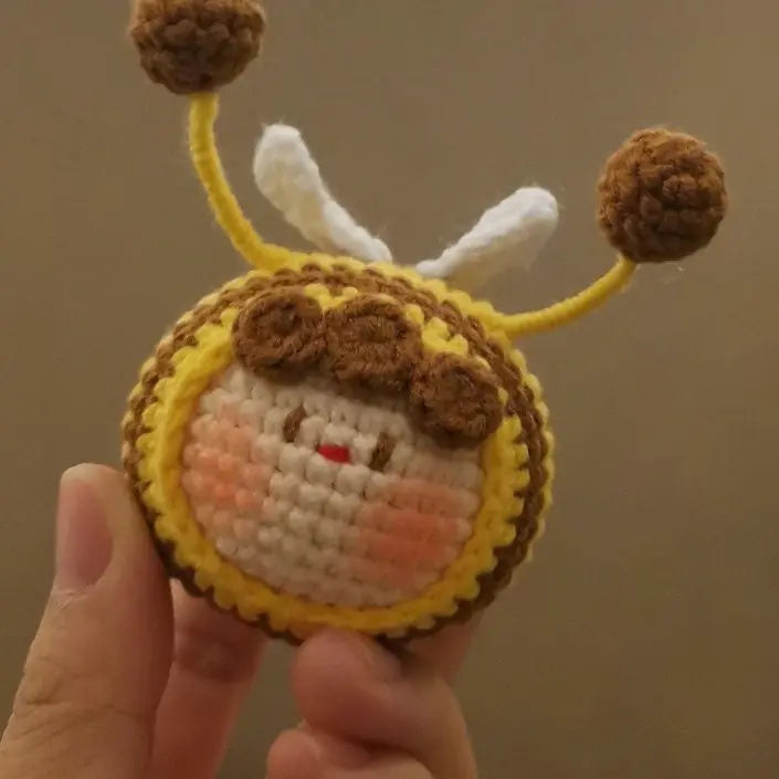 Handmade Crocheted Bee Angel Wishes