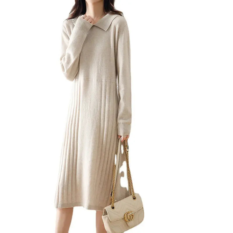 Fashion Wool Knitted Dress Angel Wishes