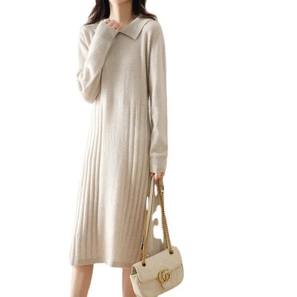 Fashion Wool Knitted Dress Angel Wishes