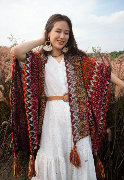 Ethnic Style Warm Vacation Art Travel Shawl Photography Angel Wishes