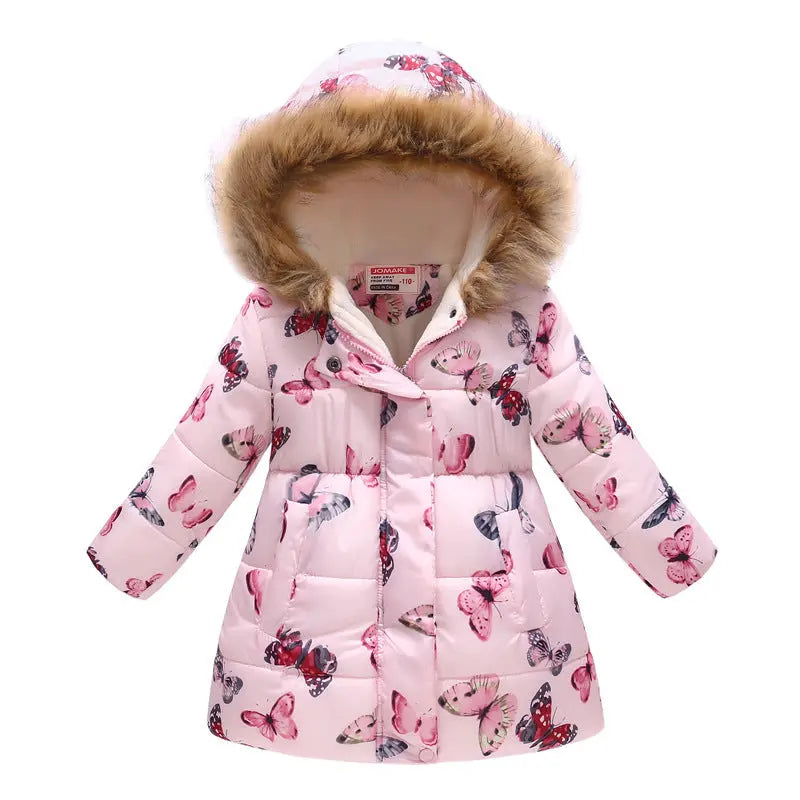 Winter Child Jackets Cotton Padded Coat Angel Wishes