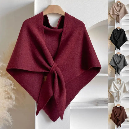 Winter Soft Knitted Neck Shawl Wrap For Women - Angel Wishes
