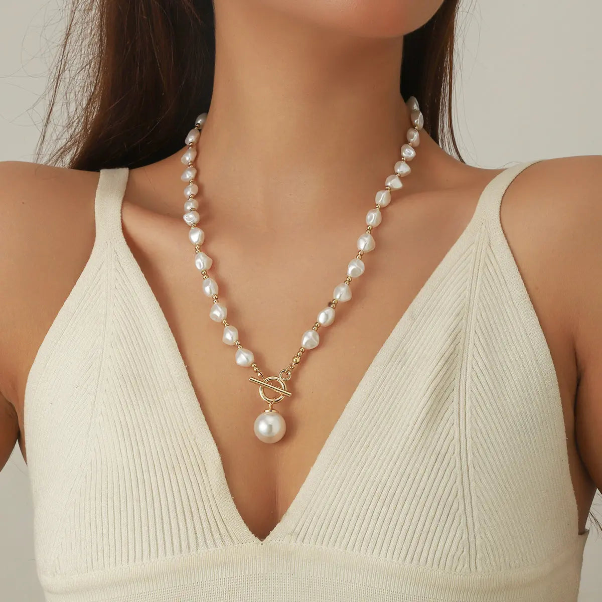 T-shaped Buckle Fashion Women's Necklace Angel Wishes