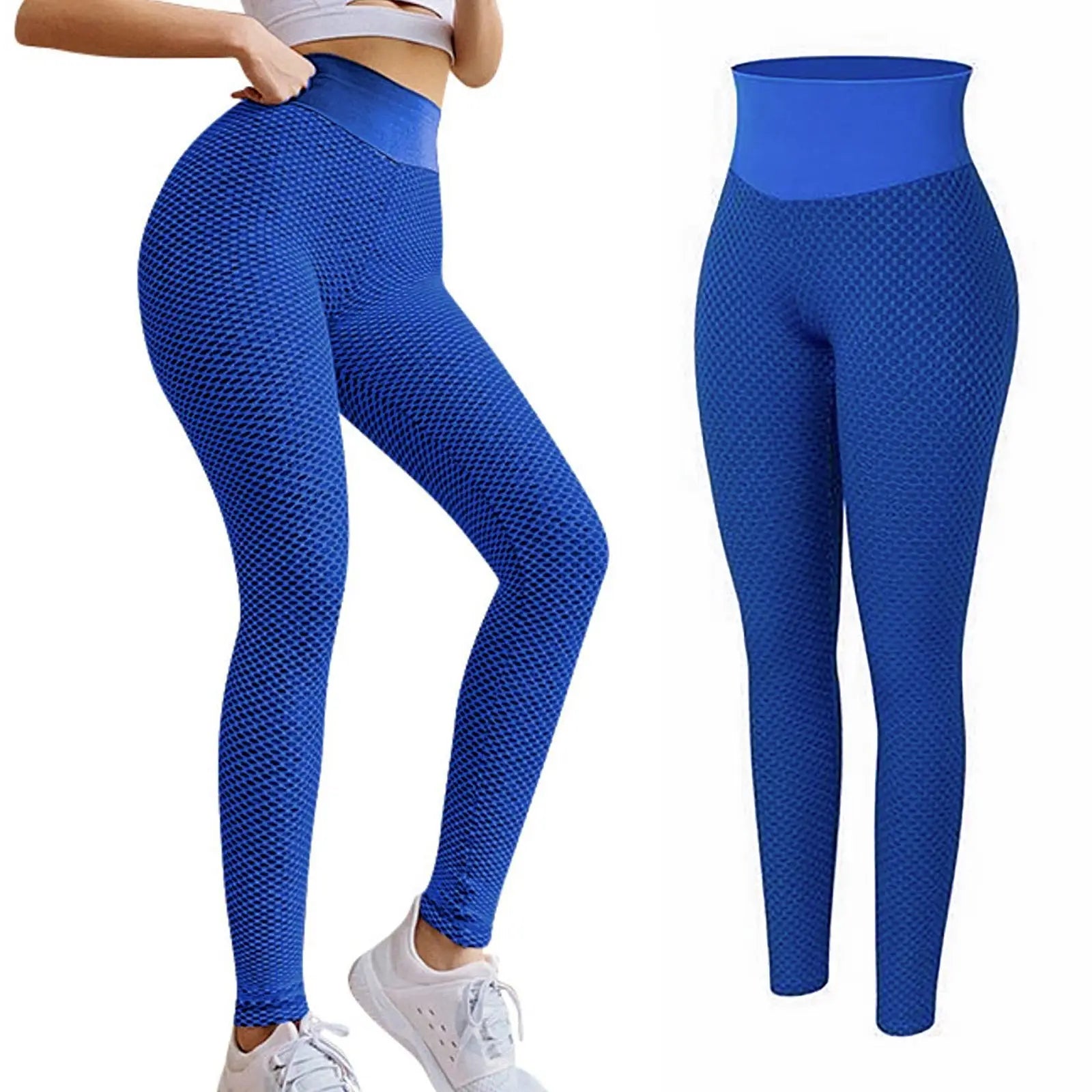 TIK Tok Leggings Women Butt Lifting Workout Tights Plus Size Sports High Waist Yoga Pants Angel Wishes