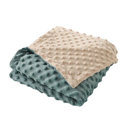 Baby Blanket For Girls Super Soft Double Layer With Dotted Backing Soft Baby Blanket With Dotted Backing Newborn Nursery Swaddling Blankets Infants Boys Girls Receiving Blanket For Toddler - Angel Wishes