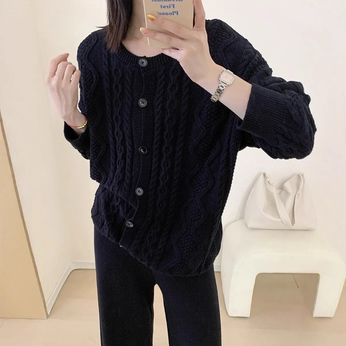 Knitted Sweater Cardigan And Trousers Angel Wishes