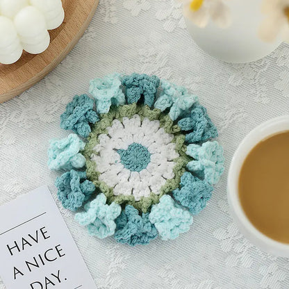 Hand-knitted Coaster Angel Wishes