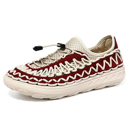 Mens Breathable Openwork Casual Mesh Slip-on Shoes Angel Wishes
