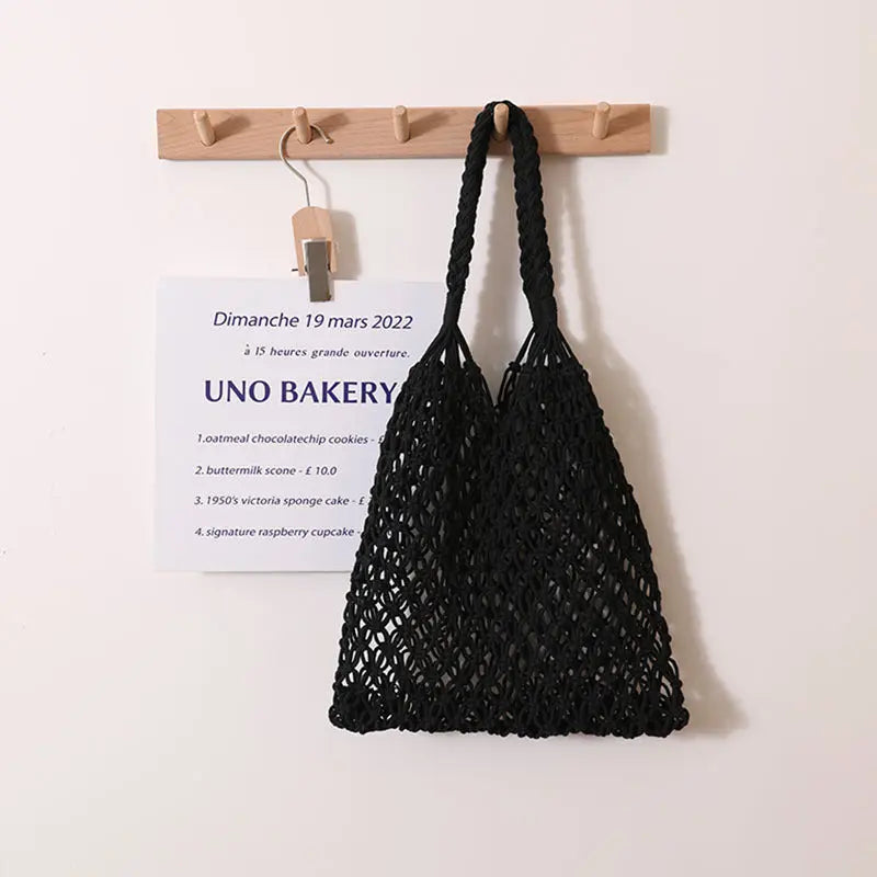 Womens Casual Woven HandBag Angel Wishes