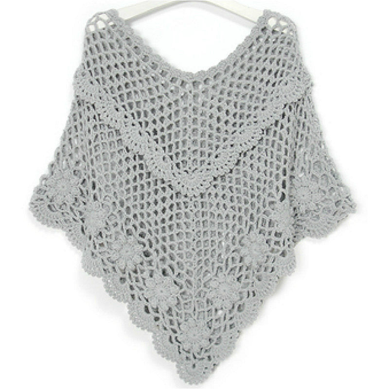 Crochet Hollow Shawl Angel Wishes