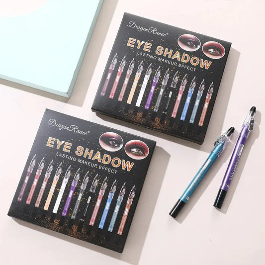 Pearlescent Pen 12 Piece Eye Shadow Set Angel Wishes