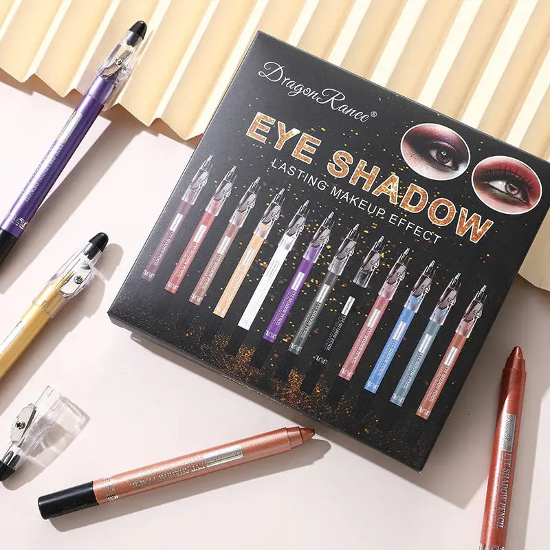 Pearlescent Pen 12 Piece Eye Shadow Set Angel Wishes