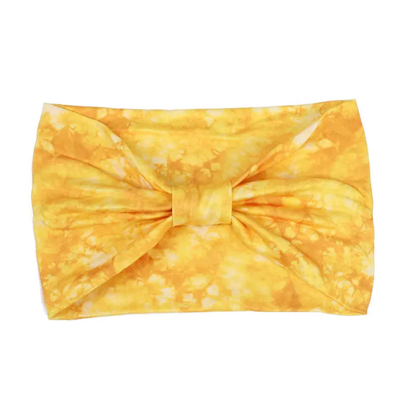 Tie-dye Sports Sweat-absorbent Hair Band Headscarf Angel Wishes