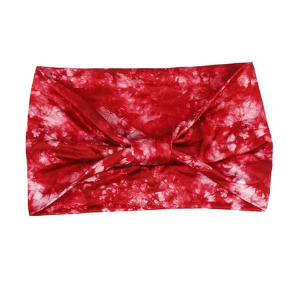 Tie-dye Sports Sweat-absorbent Hair Band Headscarf Angel Wishes