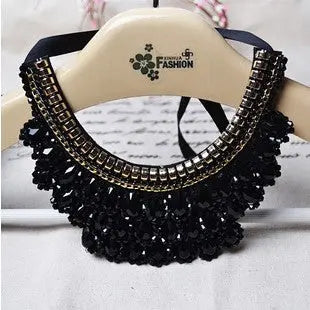Round Neck Clothes Pendant All Match Fashion Fake Collar Necklace Angel Wishes