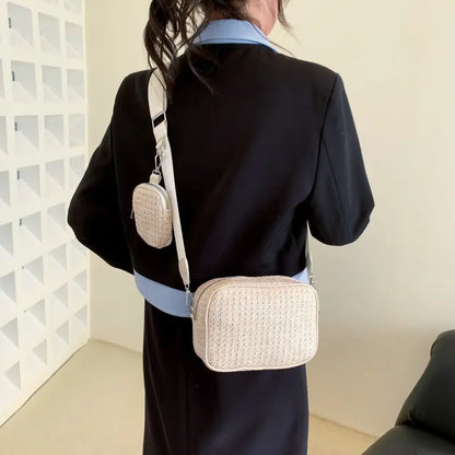 Women's Fashion Simple Casual Messenger Bag Angel Wishes