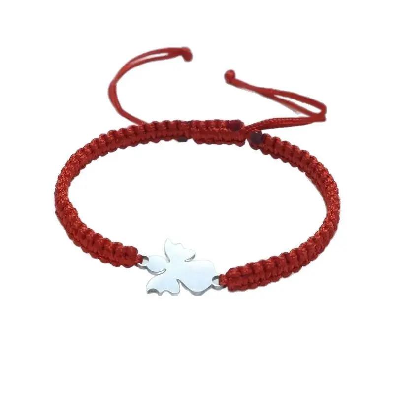 Cute Stainless Steel Hand-woven Angel Bracelet Angel Wishes