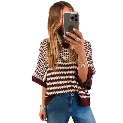 Womens Crew-neck Sweater A Stylish Versatile And Relaxed-fit Top Angel Wishes