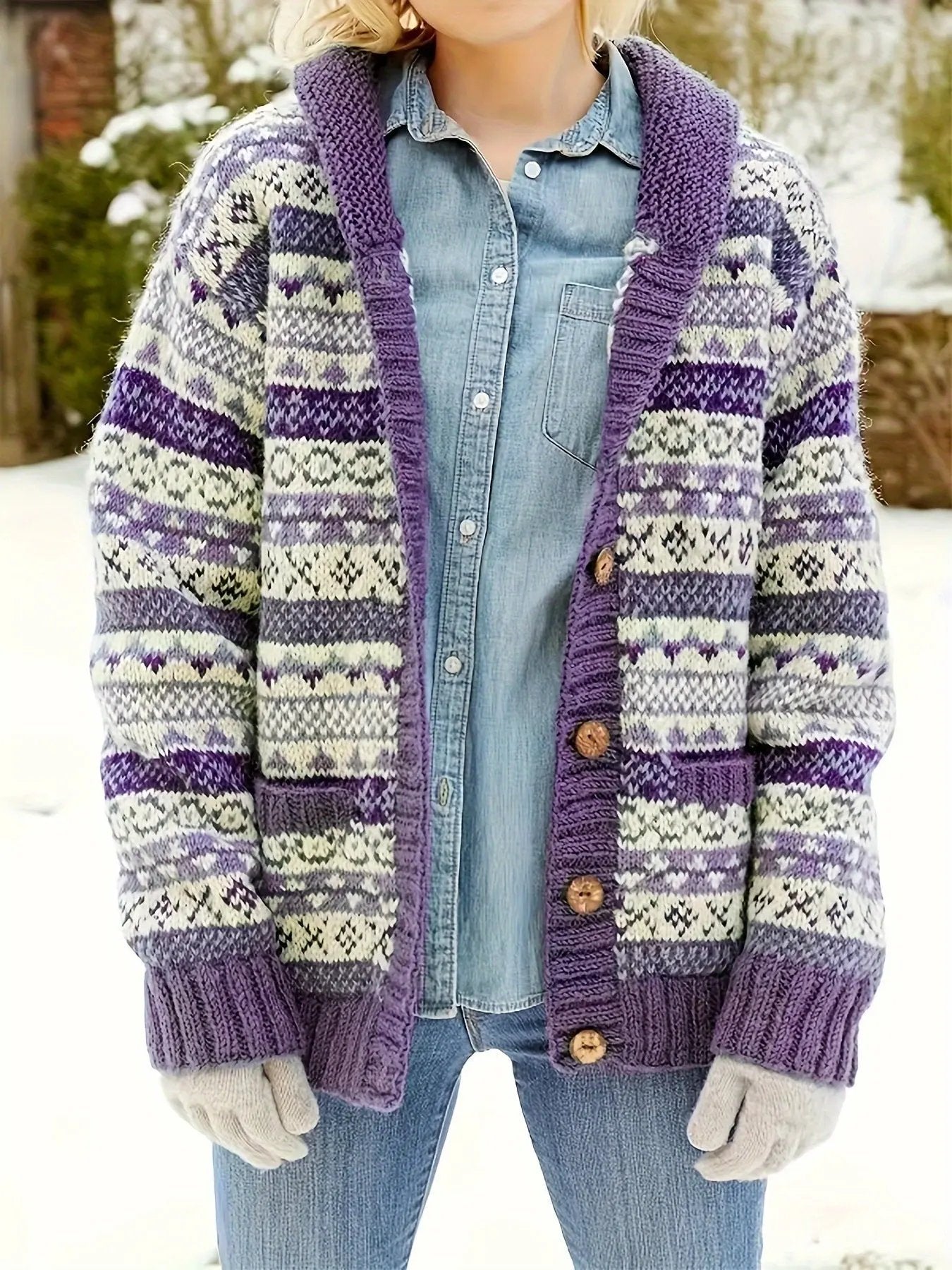 Knitted Sweater Cardigan for women Angel Wishes
