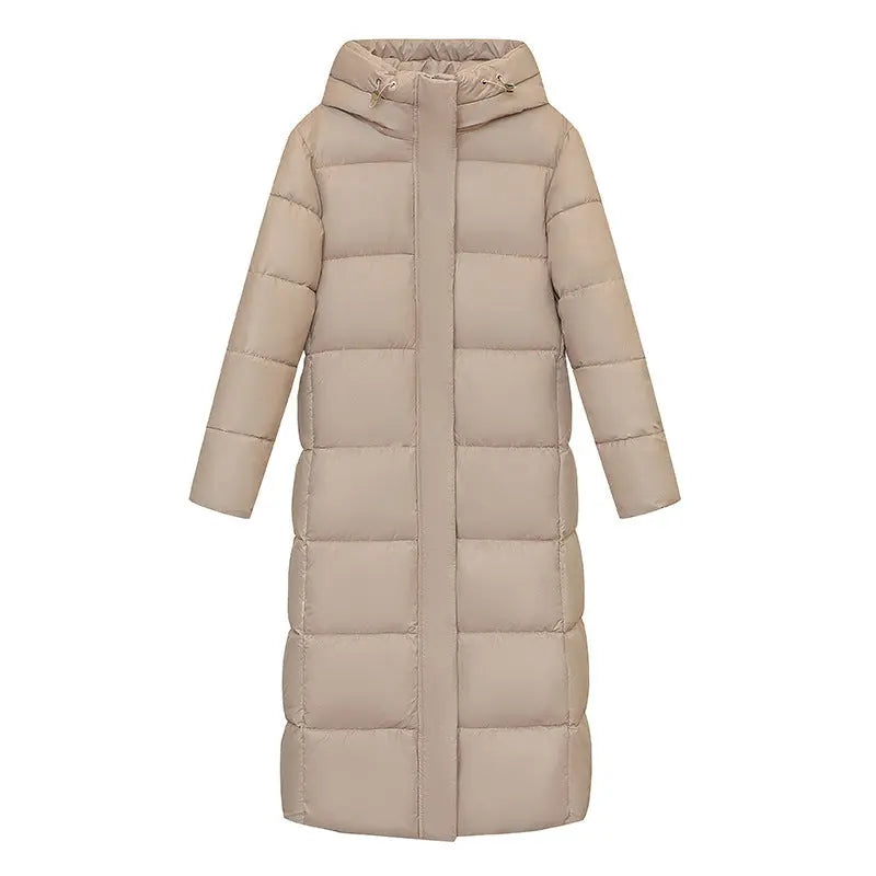 Women's Warm Winter Side Slit Cotton Padded Down Jacket Angel Wishes