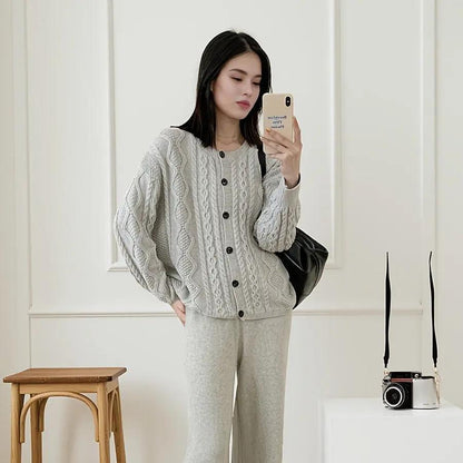 Knitted Sweater Cardigan And Trousers Angel Wishes