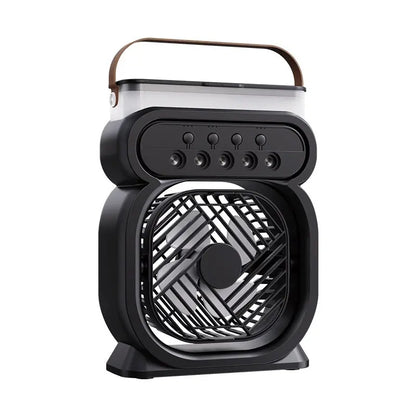 3 In 1 Portable Air Conditioner Evaporative Air Cooler LED Night Lights 3 Speeds Humidifier Fan For Home Office Angel Wishes