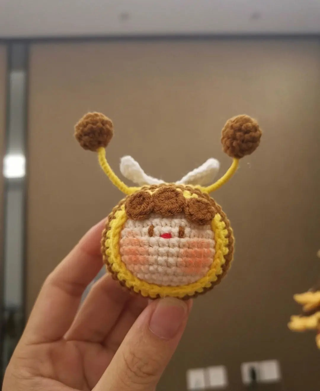 Handmade Crocheted Bee Angel Wishes