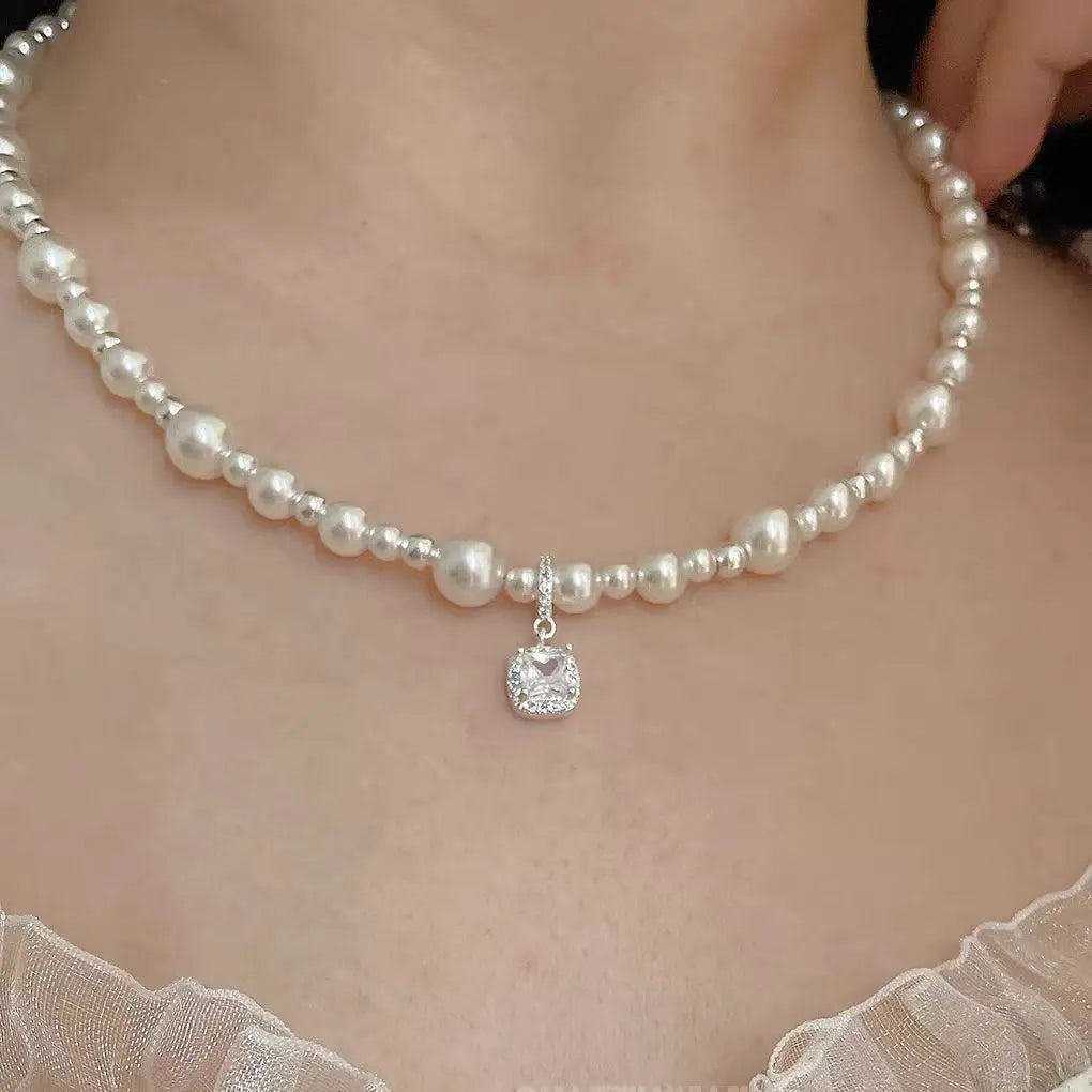 Stylish Necklace Clavicle Chain Angel Wishes